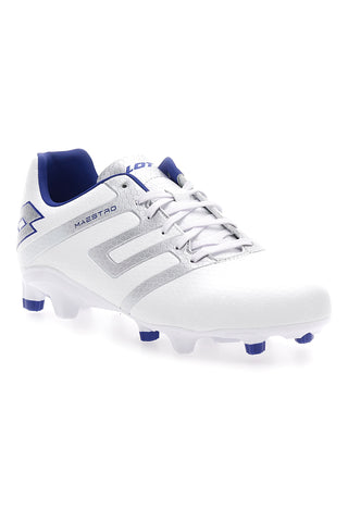 Scarpe da calcio bianche con tacchetti FG LOTTO MAESTRO 700 V FG