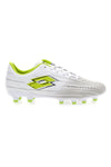 Scarpe da calcio bianche lime tacchetti LOTTO SOLISTA 700 IX