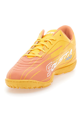 Scarpe calcio gialle arancioni leggere Lotto SOLISTA 700 IX TF