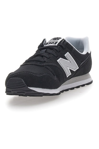 Schwarze Sneakers mit seitlichem Logo New Balance 373