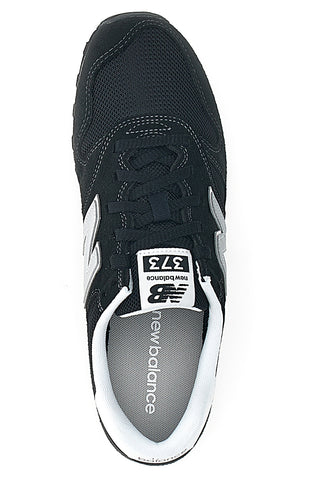 Schwarze Sneakers mit seitlichem Logo New Balance 373