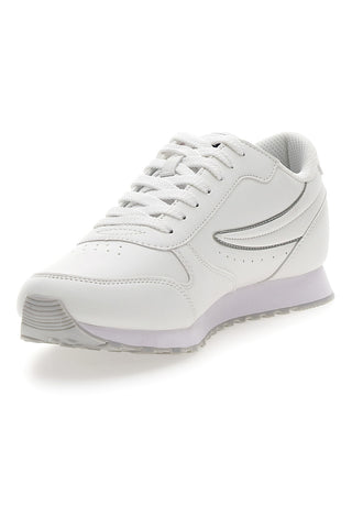 Weiße Fila Orbit Sneakers mit Schnürsenkeln