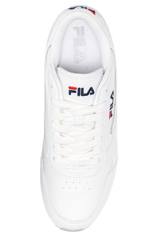 Weiße Fila Orbit Sneakers mit Schnürsenkeln