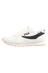 Weiße und blaue Sneakers mit herausnehmbarer Fila Orbit-Einlegesohle