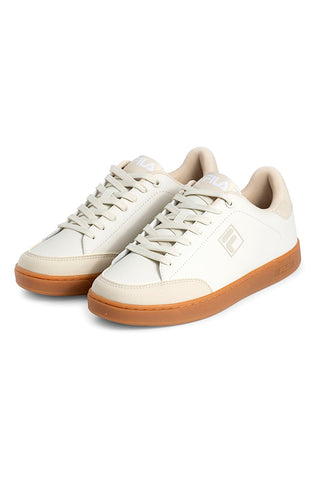 Beigefarbene Sneakers mit kontrastierender Sohle FILA COURTBAY