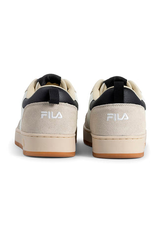 Beigefarbene Sneakers mit schwarzen Details FILA REGA