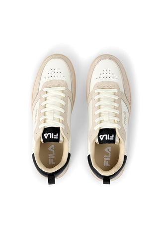 Beigefarbene Sneakers mit schwarzen Details FILA REGA