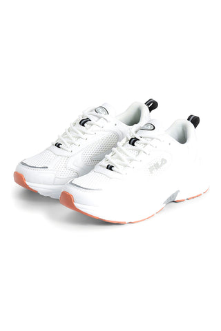 Weiße Sneakers mit FILA KREATIX Plateau