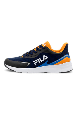 Schwarze Sneakers mit farbigen Details FILA CRUSHER