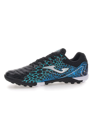Scarpe da Calcetto Indoor Nere e Turchesi JOMA MAXIMA 2531 TURF