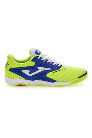 JOMA CANCHA 2511 FUTSAL Hallenfußballschuhe Fluoreszierendes Gelb und Blau