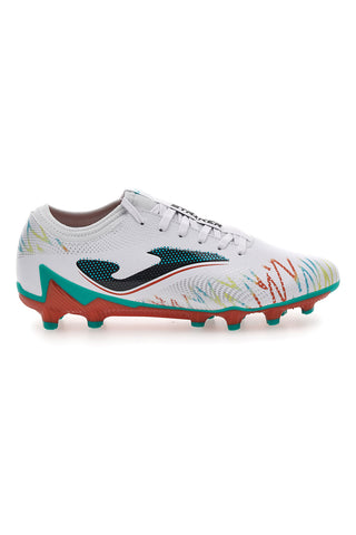 JOMA STRIKER 2502 – Weiße Fußballschuhe zum Schnüren