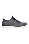 Weiße und schwarze Sneakers mit Memory Foam Skechers Summits - Louvin