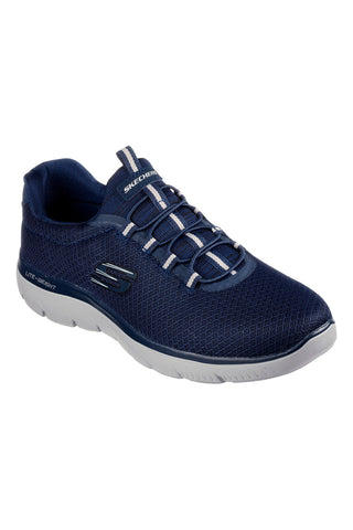 Marineblaue vegane Sneakers mit Mesh-Obermaterial SKECHERS SUMMITS
