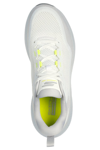 Skechers GO RUN Supersonic Max Weiße vegane Laufschuhe