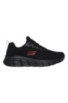 Sneakers Vegane Nere con Soletta in Memory Foam Skechers BOBS Sport B Flex - Chill Edge