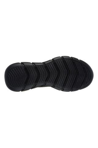 Sneakers Vegane Nere con Soletta in Memory Foam Skechers BOBS Sport B Flex - Chill Edge