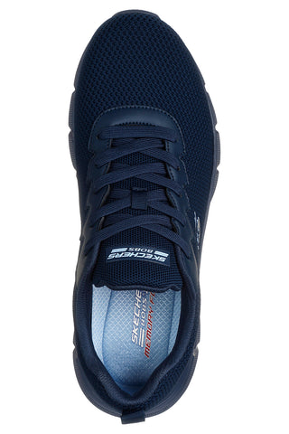 Skechers BOBS Sport B Flex Schwarze vegane Sneakers mit Memory Foam-Einlegesohle - Chill Edge