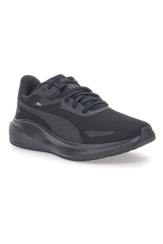 Puma – Skyrocket Lite – Leichte Mesh-Sneaker in Schwarz