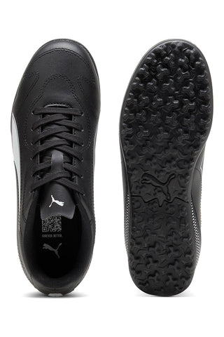 Puma Vitoria II TT Jr Schwarze Synthetik-Fußballschuhe