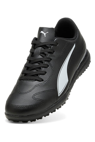 Puma Vitoria II TT Jr Schwarze Synthetik-Fußballschuhe