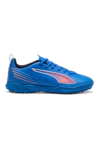 Scarpe calcio blu leggere con grip Puma Ultra 6 Play TT Jr