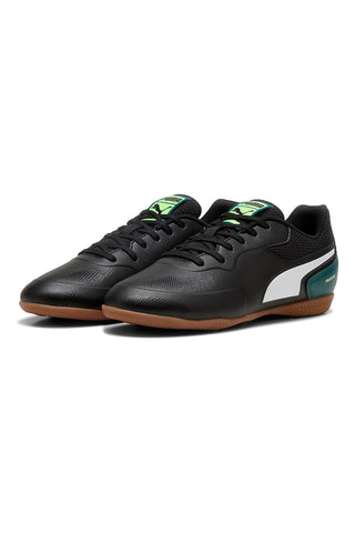 Scarpe calcetto nere con suola indoor Puma Truco III Jr