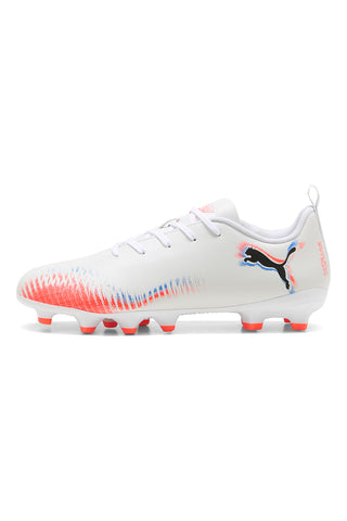 Scarpe da calcio bianche Puma Future 8 Play FG/AG Jr