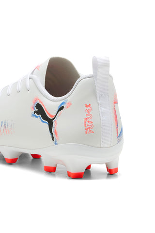 Puma Future 8 Play FG/AG Jr Weiße Fußballschuhe