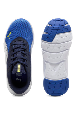 Sneakers blu traspiranti con suola flessibile Puma FlexFocus Lite Modern Jr