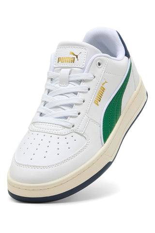 Sneakers bianche con dettagli verdi e blu Puma CAVEN 2.0 RETRO JR