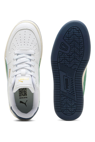 Sneakers bianche con dettagli verdi e blu Puma CAVEN 2.0 RETRO JR