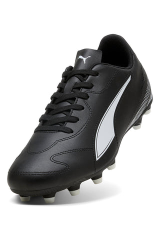 Schwarze Fußballschuhe mit weißem Puma-Logo Vitoria II FG/AG