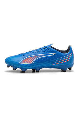 Puma Ultra 6 Play Fußballschuhe mit blauer FG/AG-Sohle