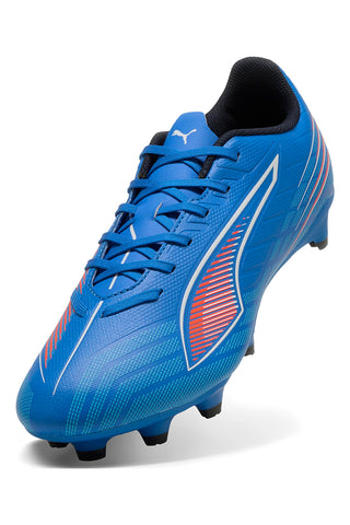 Puma Ultra 6 Play Fußballschuhe mit blauer FG/AG-Sohle