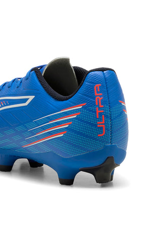 Puma Ultra 6 Play Fußballschuhe mit blauer FG/AG-Sohle