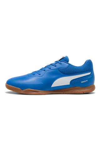 Scarpe da calcetto blu suola indoor Truco III Puma