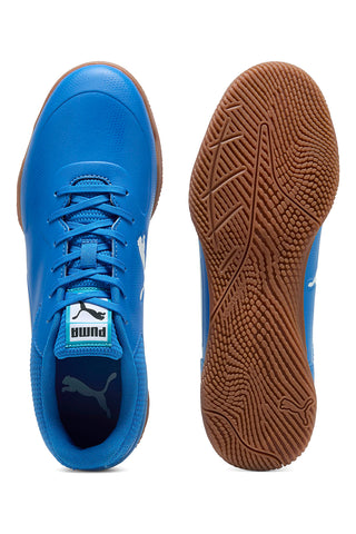 Puma Truco III Indoor Fußballschuhe mit blauer Sohle
