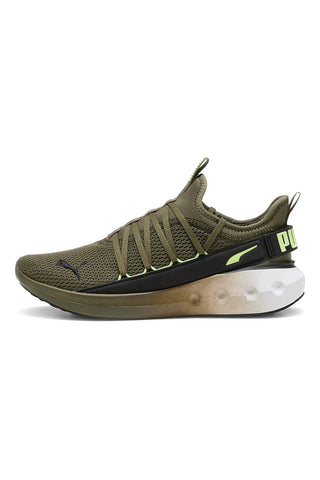 Sneakers verde oliva in mesh Puma Softride Carson Fresh