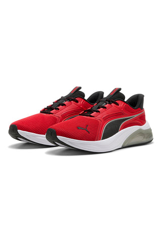 Puma CELL THRILL DASH Rote Laufschuhe mit CELL-Dämpfung