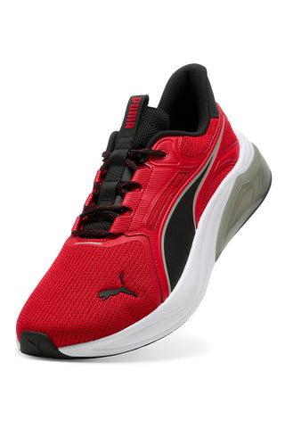 Puma CELL THRILL DASH Rote Laufschuhe mit CELL-Dämpfung