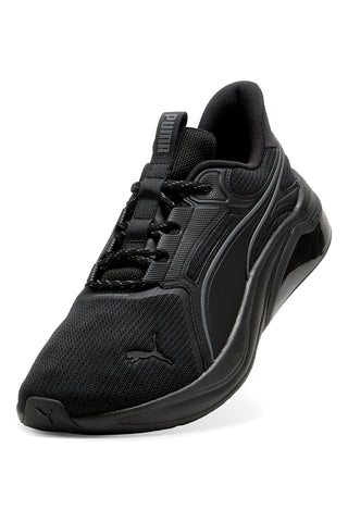 Puma Cell Thrill Dash – schwarze Stoff-Sneaker mit Dämpfung