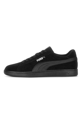 Puma Smash 3.0 – Schwarze Wildlederschuhe mit SoftFoam+-Einlegesohle