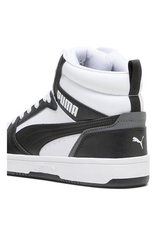 Sneakers alte bianche e nere Puma Rebound V6