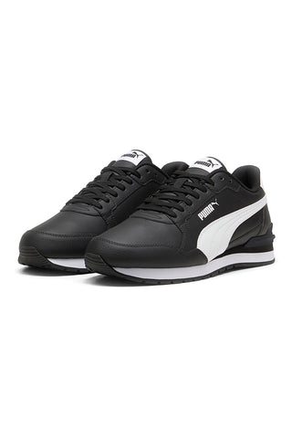 Sneakers nere in pelle con logo bianco Puma ST Runner v4 L