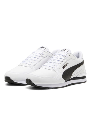 Sneakers bianche con dettagli neri e soletta SoftFoam+ Puma ST Runner v4 L