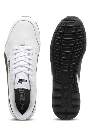 Sneakers bianche con dettagli neri e soletta SoftFoam+ Puma ST Runner v4 L