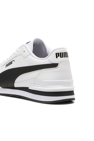 Sneakers bianche con dettagli neri e soletta SoftFoam+ Puma ST Runner v4 L