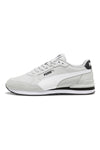 Puma ST Runner v4 L graue Sneakers mit weißen Details und SoftFoam+-Innensohle
