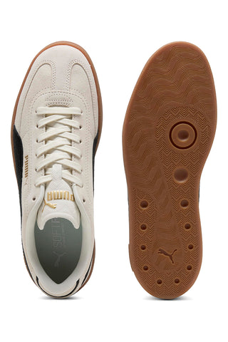 Sneakers beige in suede con suola in gomma Puma Club II Era Suede